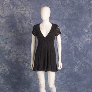 Show Me Your Mumu Black Lace Mini Dress